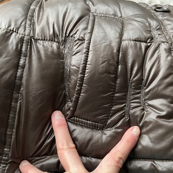 Burberry London Shiny Brown Down PufferJacket Size 2 - Picture 14 of 16
